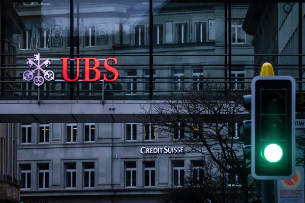 Credit Suisse and UBS headquarters in Zurich